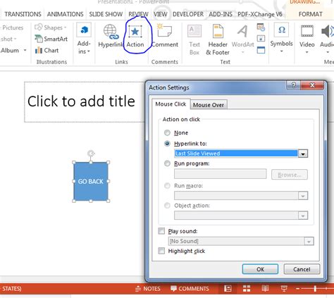 Add A Back Hyperlink In Powerpoint Super User