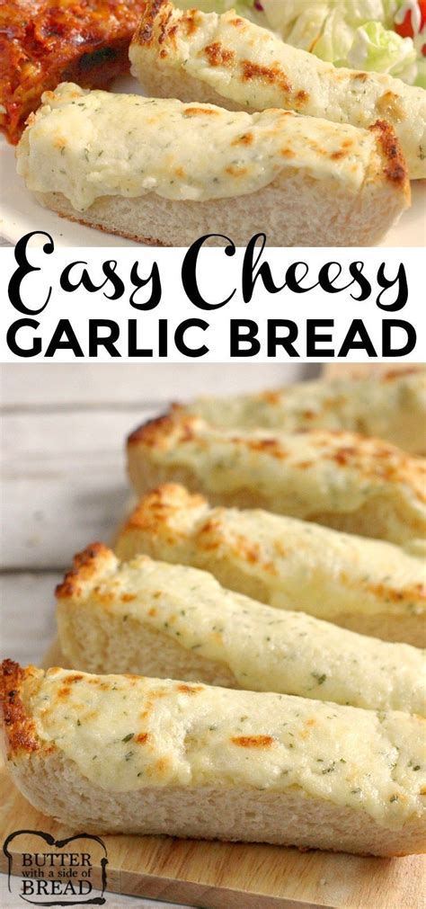 Easy Cheesy Garlic Bread Is Loaded With Butter Cream Cheese Garlic