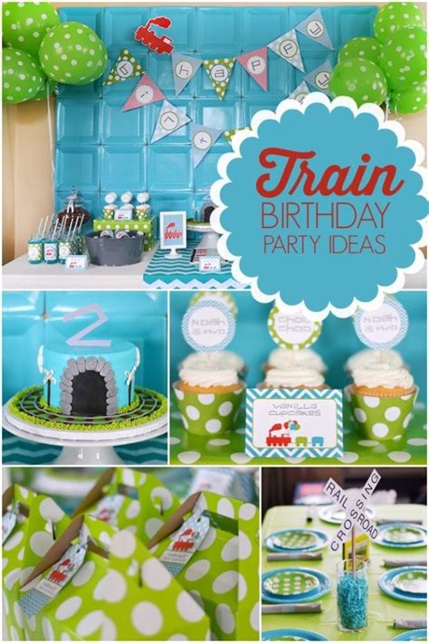 Transportation themed art:planes, bikes, boats, cars, trains, rockets & more! A Modern Train Themed Boy's Birthday Party | Spaceships ...