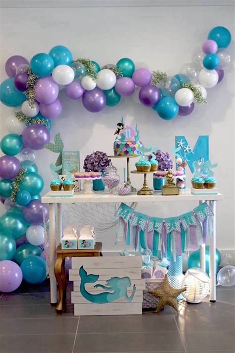 See more ideas about mermaid party, mermaid party decorations, mermaid birthday party. Kara's Party Ideas Mystical Mermaid Party | Kara's Party Ideas