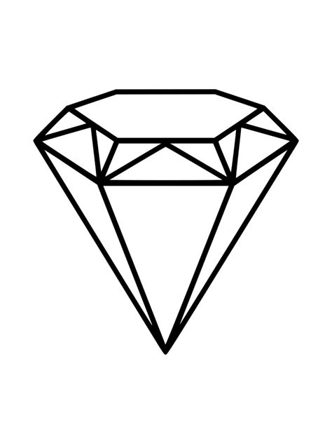 Diamond coloring pages