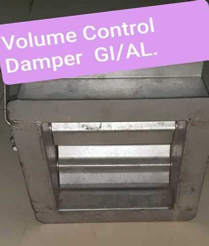 Coated Volume Control Damper Gi Or Al At Best Price In Alwar Brisa Ray
