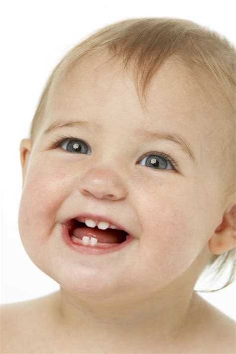 Baby Girl Smiling Stock Image Image Of Smiling Color 8754965