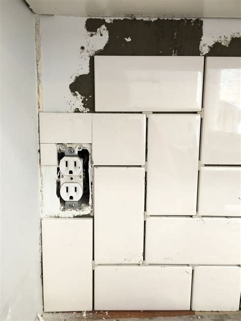 A herringbone design features tiles arranged in a diagonal pattern with the grout lines running from one side to another horizontally rather than vertically like in traditional brickwork. Straight herringbone tile backsplash tutorial in 2020 ...