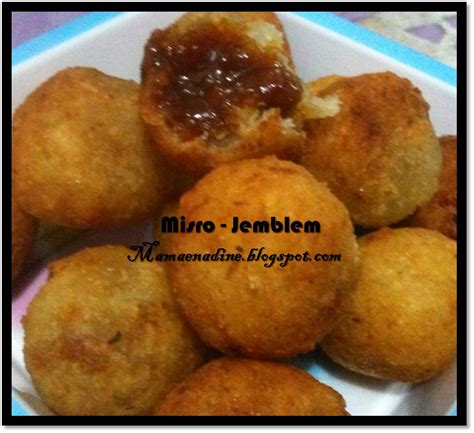Dari wikibuku bahasa indonesia, sumber buku teks bebas. MamaeNadine's Gallery: Resep Misro (Jemblem)