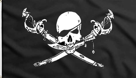Bandera Pirata Sin Cuartel Isla Pirata