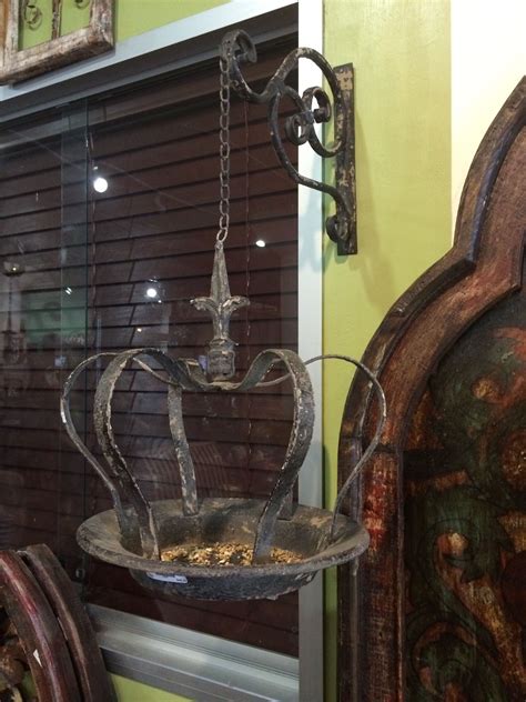Crown bird feeder | Ceiling lights, Chandelier, Bird feeders