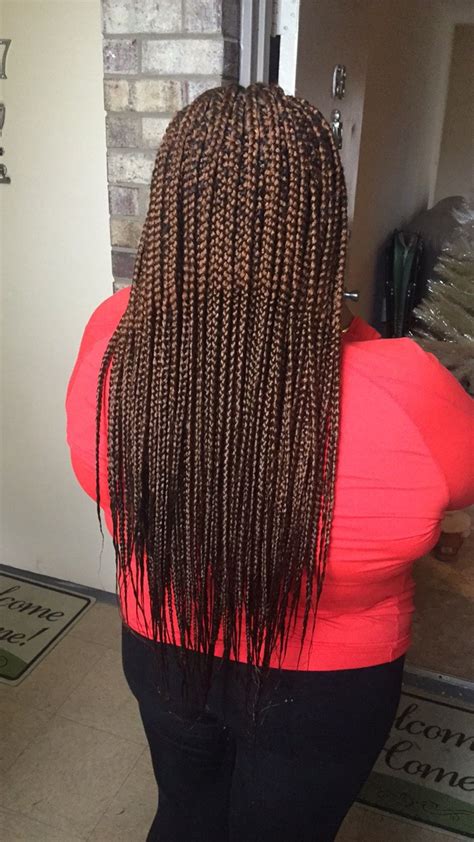 The three braids come together in one hairstyle but each one of them is individual. Color 30 box braids by SOEXQUISITEBRAIDS | Medium box ...