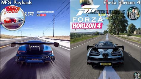 Forza Horizon 4 Vs Need For Speed Payback Side By Side Gameplay
