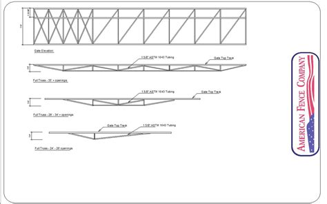Understanding Horizontal Cantilever Gate Trusses The American Fence