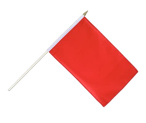 Hand Waving Flag Red 12x18 Royal Flags