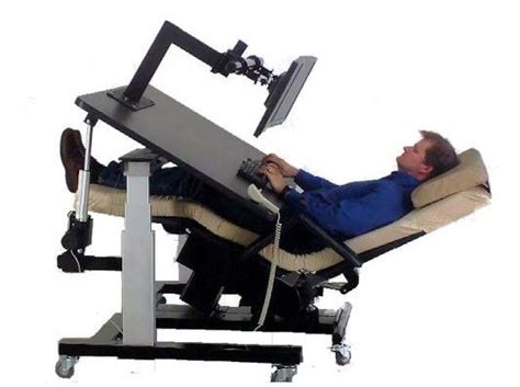 Sitting in an uncomfortable and unmanageable chair all day can make a person sour, and it is also bad for the attitude. Zero Gravity Workstation 1