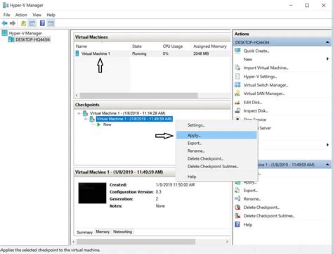 How To Work With Hyper V Checkpoints Best Practices