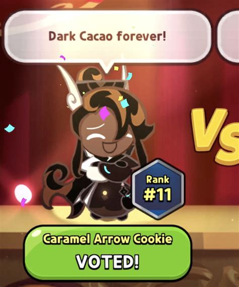 Voting Caramel Arrow Cookie Fandom