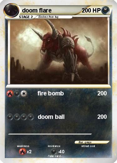 Pokémon Doom Flare Fire Bomb My Pokemon Card