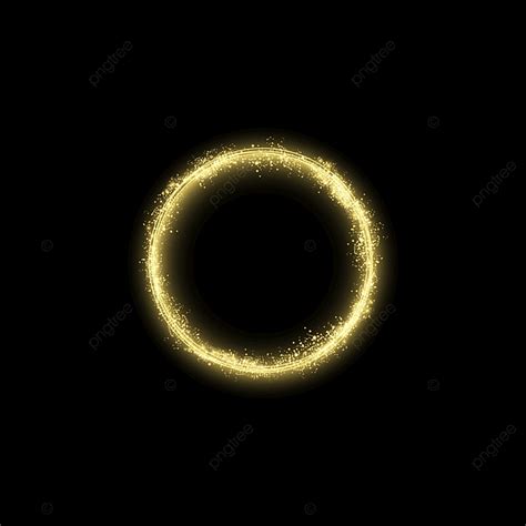 Magic Light Effects Vector Png Images Magic Gold Circle Light Effect