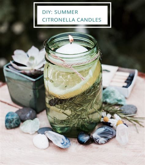 Diy Simple Summer Citronella Floating Candles Musely