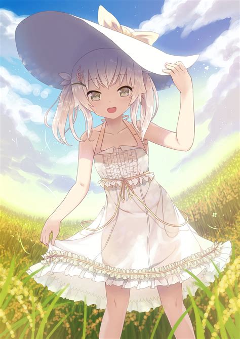 Hintergrundbilder Illustration Weißes Haar Anime Mädchen Kurzes