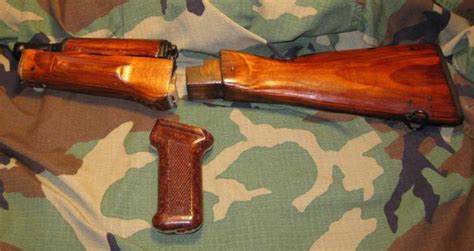 Russian Akm Ak47 4 Piece Wood Stock Set 240 Gundeals