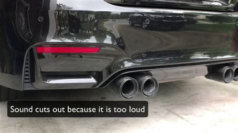 Wondering if they bolt on, after removing the stock tips, or do they slide over the stock tips? 2016 BMW M4 Performance Exhaust Vibration/Rattle Due to Crack - YouTube
