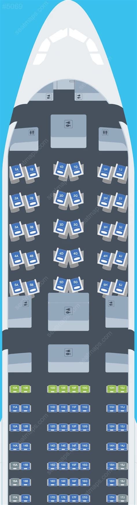 Klm Airbus A Seat Map Updated Find The Best Seat Seatmaps Hot