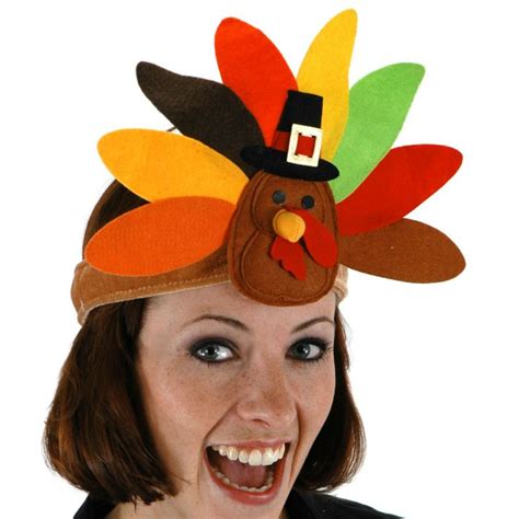 Turkey Trot Hat Turkey Headband Turkey Hat Funny Turkey Hat