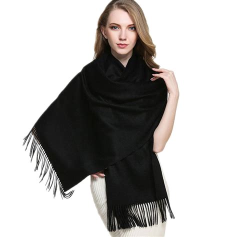 Extra Cashmere Pashmina 1 Black Black Ch126l82pdv Cashmere Wrap