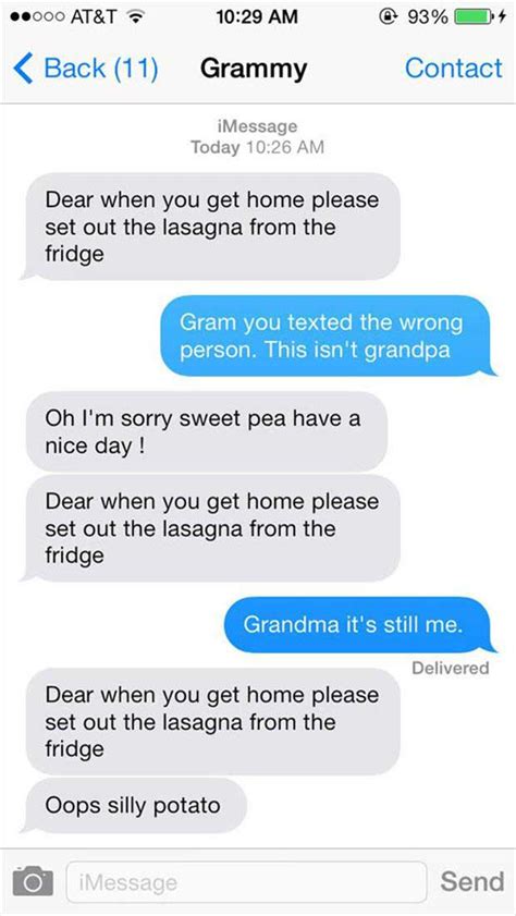Text insertion 'pushes' any text to the right ahead of whatever you are typing; Grandmas And Texting Don't Mix (GALLERY) | WorldWideInterweb