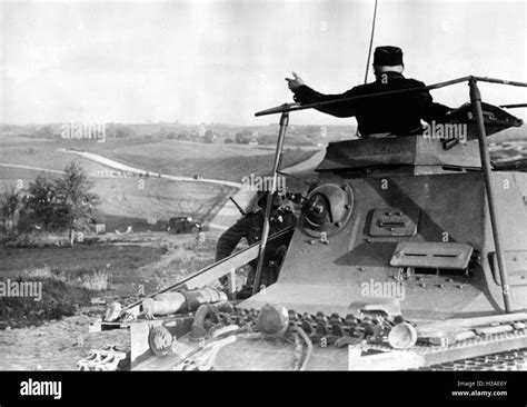 German Command Tank On The Eastern Front 1941 Stock Photo Alamy