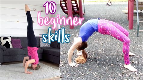 10 Beginner Gymnastics Skills You Should Master Gymnastics Skills Skills Gymnastics