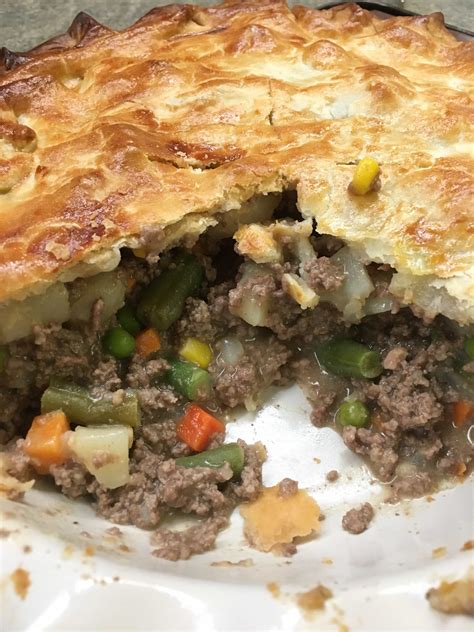 Easy Ground Beef Pot Pie Recipe Back To My Southern Roots