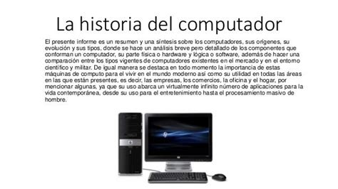 La Historia Del Computador