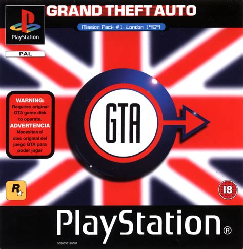 Grand Theft Auto Mission Pack 1 London 1969 Psx Cover