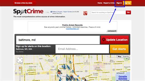Spotcrime The Publics Crime Map How To Update Or Change Your