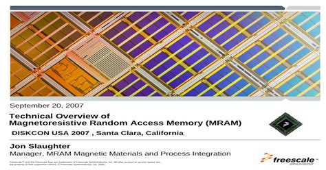 Technical Overview Of Magnetoresistive Random Access Pdf