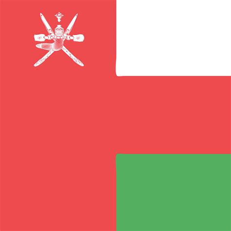 Oman Flag Emblem Mixed Media By Alexander Nedviga