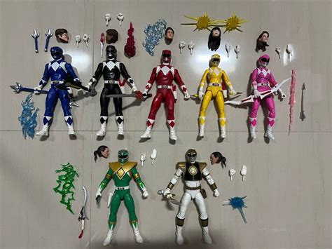 Power Rangers Lightning Collection Mighty Morphin Power Rangers Set