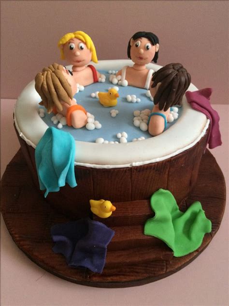 Hot Tub Birthday Cake Novelty Cakes Disco Party Cake