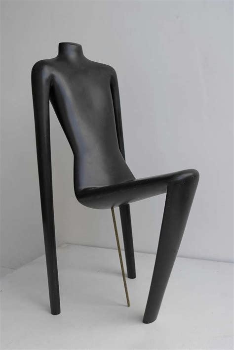 Egg chairs create a sense of personal space and coziness. Unique Mannequin Chair, Switzerland 1970's at 1stdibs