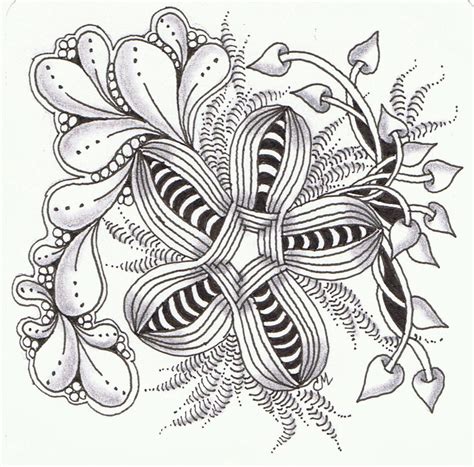 Zentangle step by step guide for beginners. Easy Zentangle | Viewing Gallery For - Super Easy ...