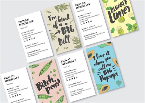A blog about balance and passion. Erwan Heussaff Business Card - NINE