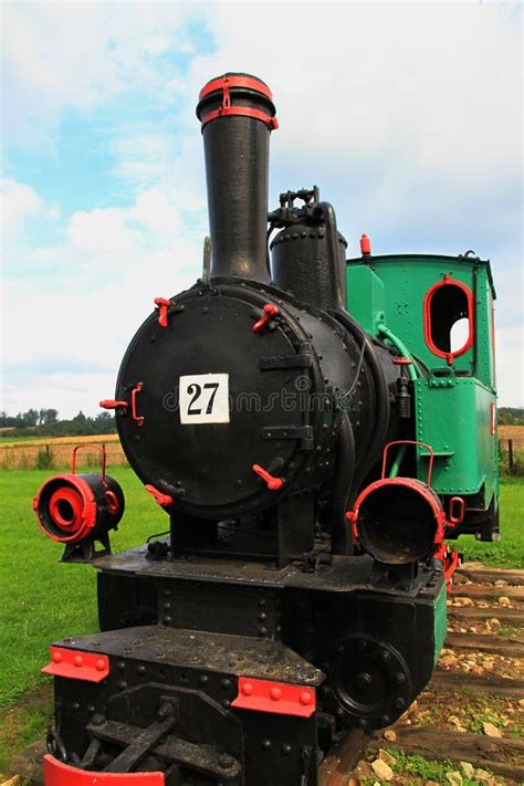 Narrow Gauge Steam Locomotive Stock Image Image Of Platform
