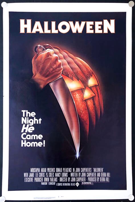 Halloween 1978 Original Movie Poster One Sheet Rolled Never Folded