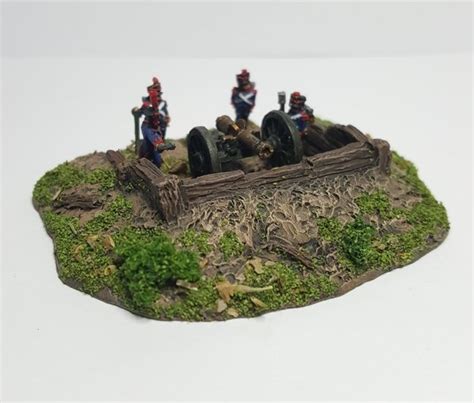 10mm Wargaming Timber Lined Emplacement 30mm Insert From Battlescale