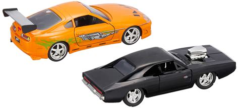 Jada Toys Fast And Furious Doms Dodge Charger Rt And Brians Toyota Supra 1