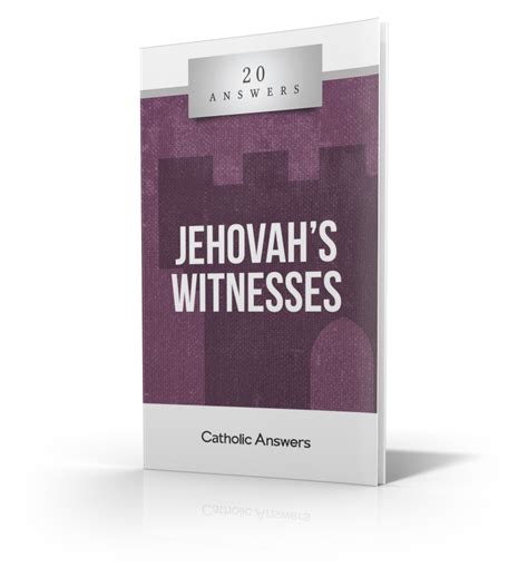 Jehovahs Witnesses Booklet Lighthouse Catholic Media