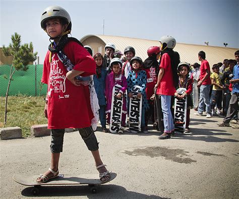 Stunning Photos Afghan Girls Fly High On Skates News