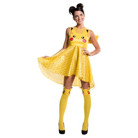 pokémon pikachu women s costume dress x small pikachu dress costume dress costumes for women