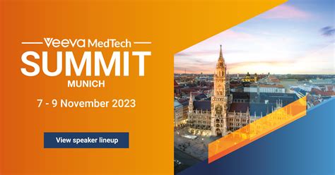 EU Summit 2023 Speakers - Veeva MedTech
