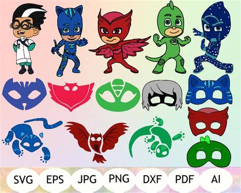 This is your source for tons of free pj masks party printables. PJ Masks SVG PJ Masks Clipart Pj Masks Cut Files Pj Masks ...